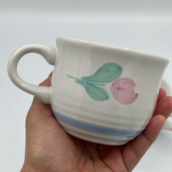 2 Cup Internatonal table works stone ware made Thailand - Picture 5 of 10